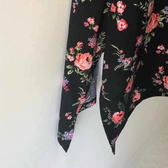 WOMEN’S TUNIC BLOUSE TOP ROUGE COLLECTION SIZE 4X BLACK - Picture 6 of 8